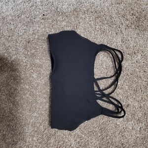 Black Athleta sports bra